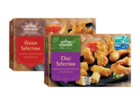 Selezione di antipasti in stile asiatico