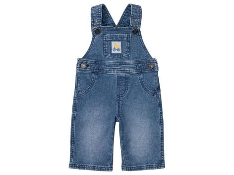 Salopette in denim per neonati