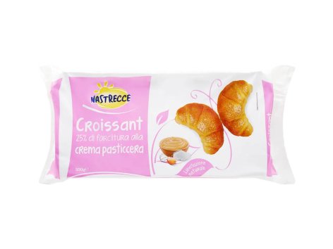 Croissant con crema pasticcera
