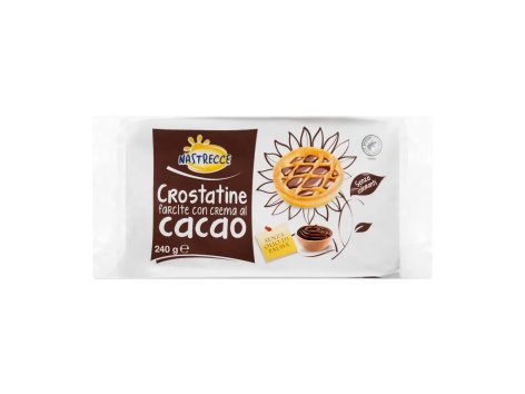Crostatine con crema al cacao