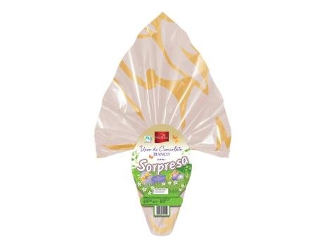 Uovo di cioccolato bianco