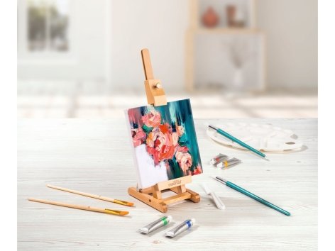 Cavalletto da tavolo per pittore