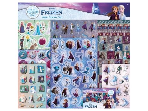 Set adesivi "Frozen, Paw Patrol, Dino, Unicorn, Peppa Pig"