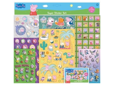 Set adesivi "Frozen, Paw Patrol, Dino, Unicorn, Peppa Pig"