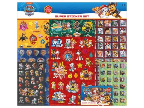 Set adesivi "Frozen, Paw Patrol, Dino, Unicorn, Peppa Pig"