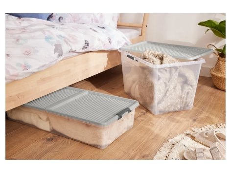 Contenitore sottoletto con rotelle