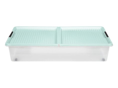 Contenitore sottoletto con rotelle