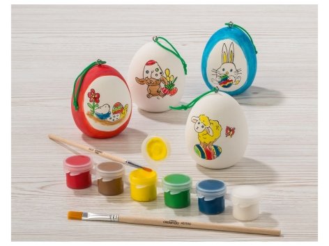 Decorazioni pasquali da dipingere