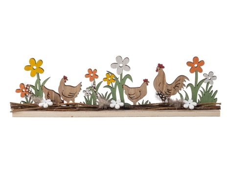 Decorazioni pasquali in legno e feltro