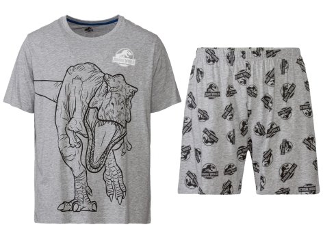 Pigiama corto da uomo "Transformers, Jurassic World, Batman"