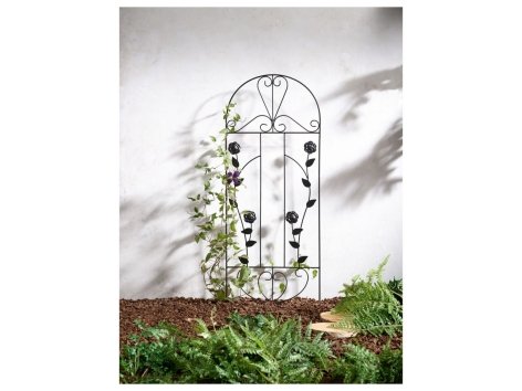 Spalliera in metallo per rampicanti