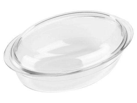 Rostiera in vetro con coperchio