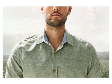 Camicia in canapa da uomo