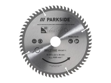 Lama per sega circolare Ø 210 mm