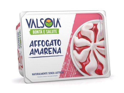 il Gelato Bianco variegato Amarena