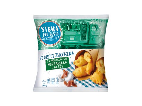 Fiori di zucchina pastellati
