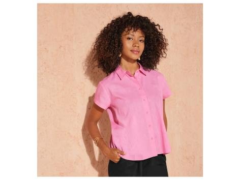 Camicetta in lino da donna
