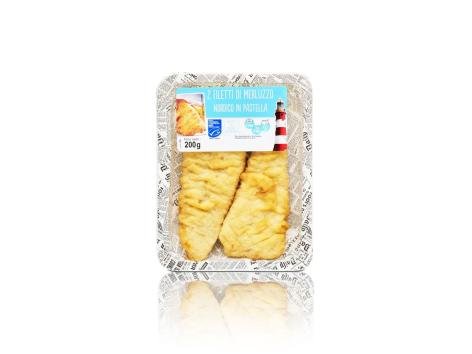 Filetti di merluzzo nordico in pastella