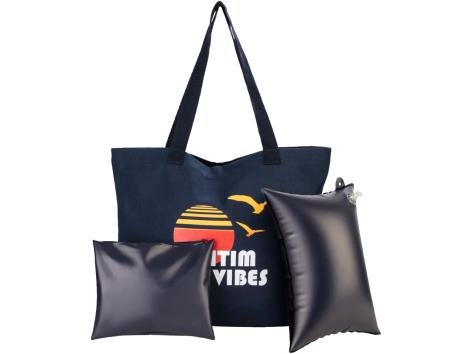 Set borse da spiaggia e cuscinetto gonfiabile