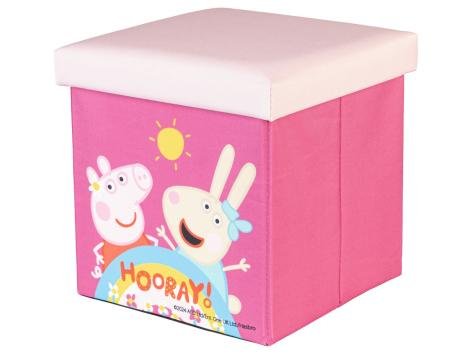 Pouf contenitore per bambini "Peppa Pig"