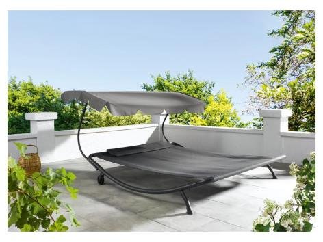 Lettino doppio da giardino