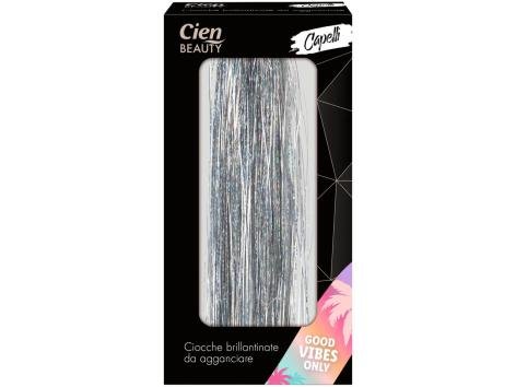 Ciocca colorata per capelli, strass per viso o smalto adesivo