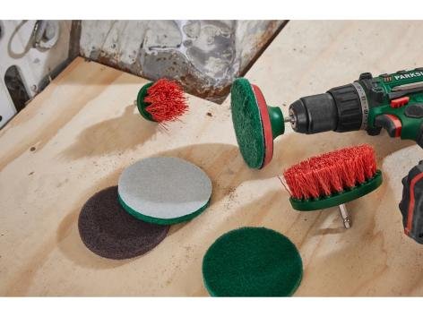 Set spazzole e dischi abrasivi