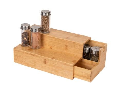 Organizer in bambù per tè e caffè