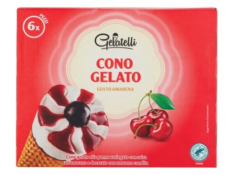 Cono gelato amarena