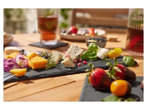 Vassoio o sottobicchieri in ardesia