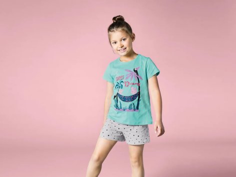 Pigiama corto da bambina "Paw Patrol, Peppa Pig, Frozen"