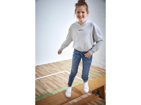 Felpa con cappuccio da bambina