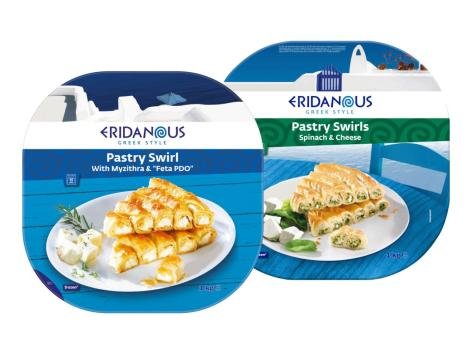 Chiocciole di pasta sfoglia o pasta fillo