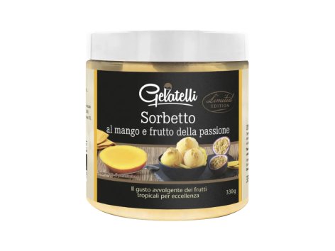 Sorbetto al mango e passion fruit