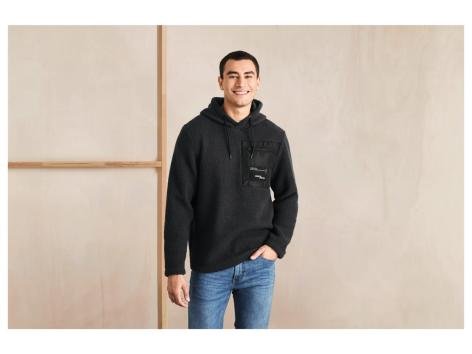 Pullover in pile da uomo