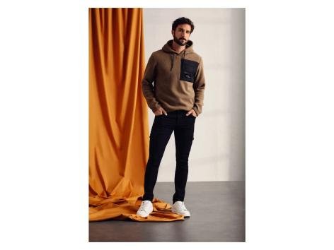 Pullover in pile da uomo