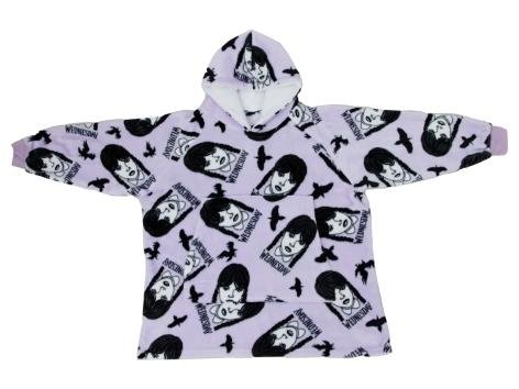 Pile con cappuccio da bambini "Wednesday"