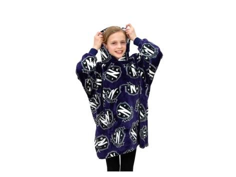 Pile con cappuccio da bambini "Wednesday"