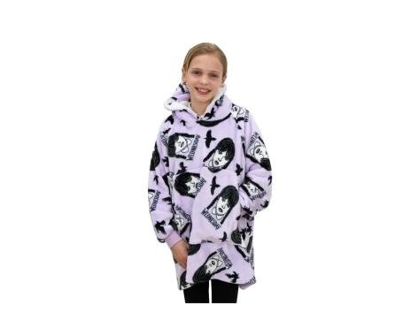 Pile con cappuccio da bambini "Wednesday"