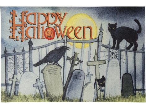 Tappeto catturasporco di Halloween