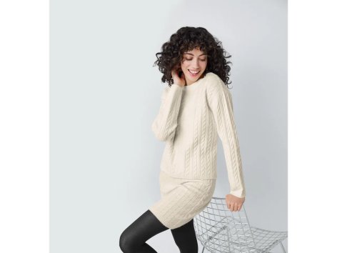 Pullover in maglia da donna