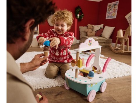 Forno per pizza o carretto dei gelati in legno