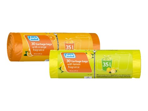 Sacchetti per rifiuti con manici 35 l