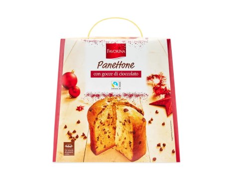Panettone con gocce di cioccolato