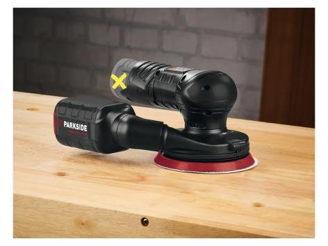 Smerigliatrice orbitale o eccentrica ricaricabile