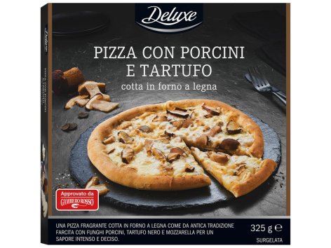 Pizza con funghi porcini e tartufo