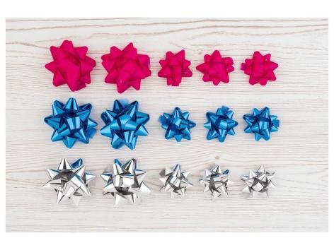 Set nastri o coccarde regalo, 6 o 15 pezzi