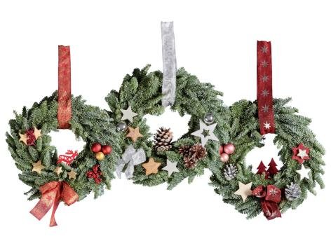 Ghirlanda dell’avvento da porta