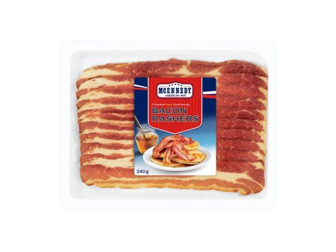 Fette di pancetta affumicata al miele