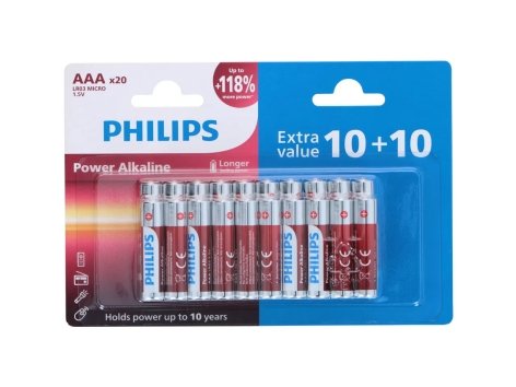 Batterie stilo, 20 pezzi